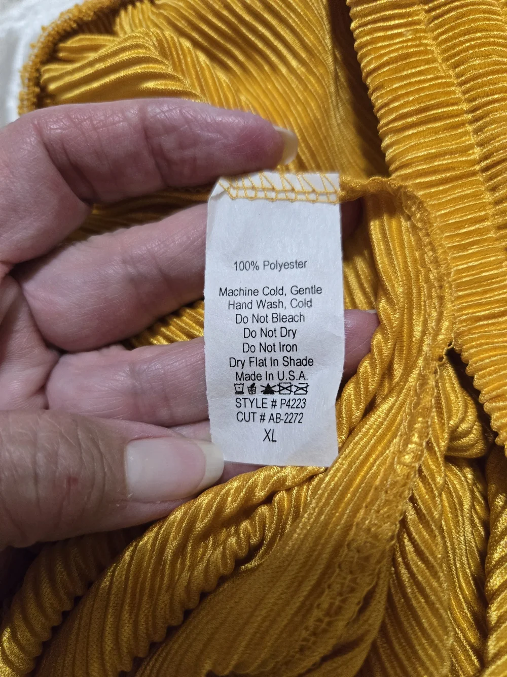 Ripe Mustard Ribbed Wide-Leg Crop Pants Size XL NWOT. Zig Zag Stripe